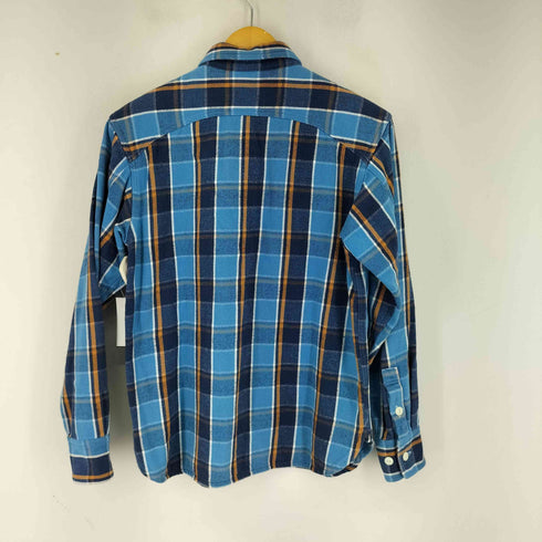 クッシュマン CUSHMAN 90S チェック L/S ワークシャツ ガチャポケ メンズ