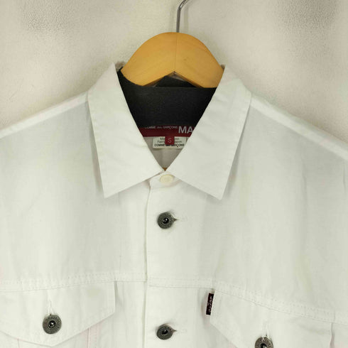 ジュンヤワタナベコムデギャルソンマン JUNYA WATANABE COMME des GARCONS MAN AD2019 綿ブロード×綿麻ツイルカスタマイズシャツ メンズ JPN:S