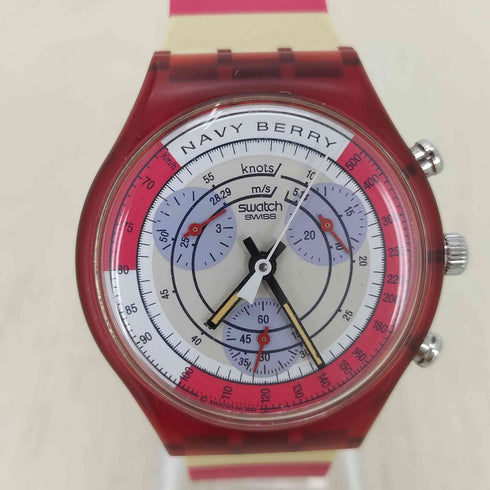 スウォッチ Swatch SWISS ネイビーベリー メンズ