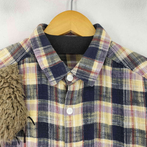 ネネット Ne-net Cat flannel shirt 猫の手 メンズ