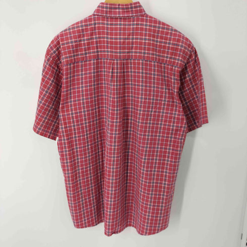 ラングラー Wrangler ワンポイント刺繍ボタンダウンS/Sチェックシャツ メンズ JPN:L
