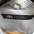 ザラ ZARA ペイント加工 L/Sストライプシャツ メンズ JPN:L