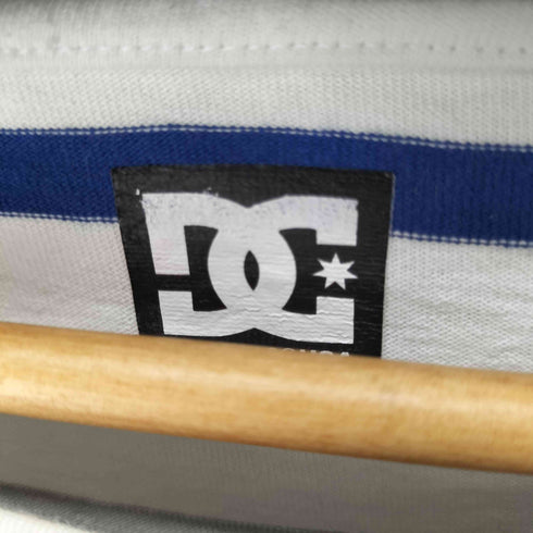 ディーシーシューズ DC SHOES ロゴ刺繍クルーネックボーダーS/S TEE メンズ JPN:XL