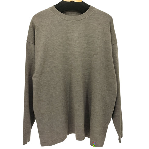 イズネス is-ness MERINO WOOL LONG SLEEVE T-SHIRT メンズ JPN:L