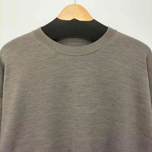 イズネス is-ness MERINO WOOL LONG SLEEVE T-SHIRT メンズ JPN:L