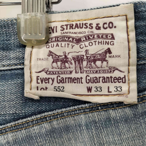 リーバイス Levis 00S 06年製 552 ワイドテーパードデニム 雰囲気 グランジ メンズ W33 L33