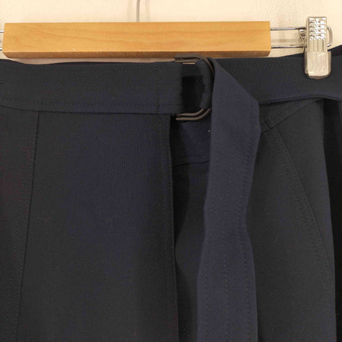 ザラ ZARA カーゴラップスカート ネイビー レディース XS
