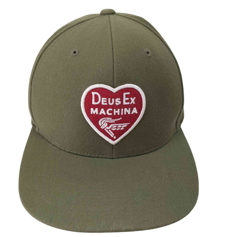 デウス DEUS ハートワッペン6パネルキャップ バックスナップ メンズ