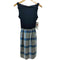 バーバリーブルーレーベル BURBERRY BLUE LABEL 切替ワンピース レディース 38