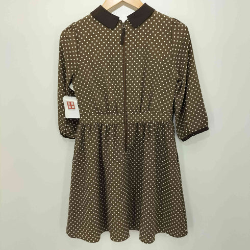 バーバリーブルーレーベル BURBERRY BLUE LABEL ドット柄ワンピース レディース 36