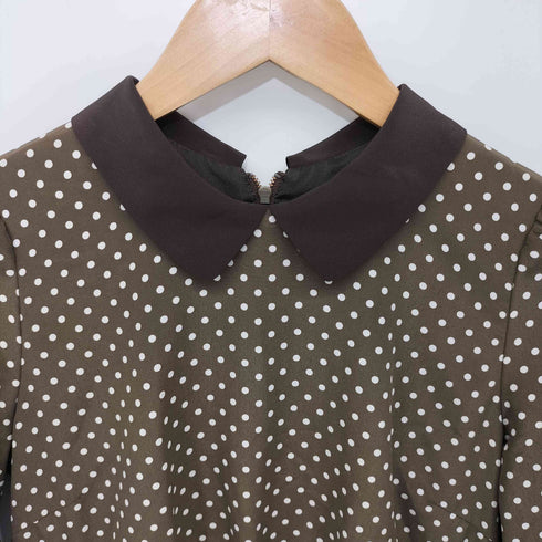 バーバリーブルーレーベル BURBERRY BLUE LABEL ドット柄ワンピース レディース 36