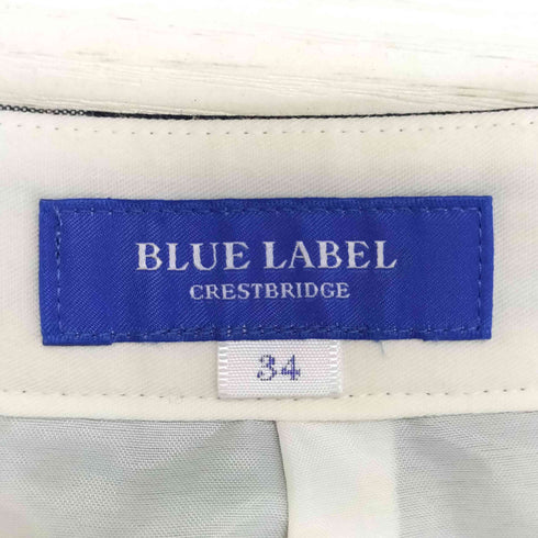 ブルーレーベルクレストブリッジ BLUE LABEL CRESTBRIDGE フレアチェックスカート レディース 34