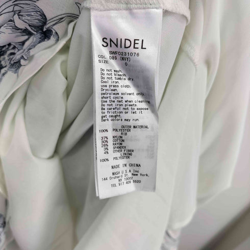 スナイデル snidel ウエストリブワンピ レディース 0