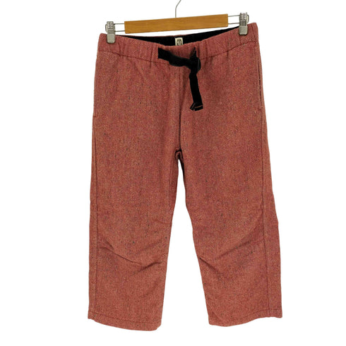 ワイルドシングス WILD THINGS ウール ネップ ヘリンボーン クロップド クライミングパンツ メンズ JPN:M