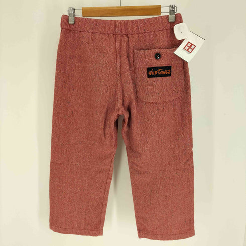 ワイルドシングス WILD THINGS ウール ネップ ヘリンボーン クロップド クライミングパンツ メンズ JPN:M