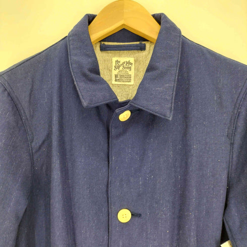 シュペリオールレイバー THE SUPERIOR LABOR ナイロン 混 ウール ワーク ショップコート メンズ JPN:1