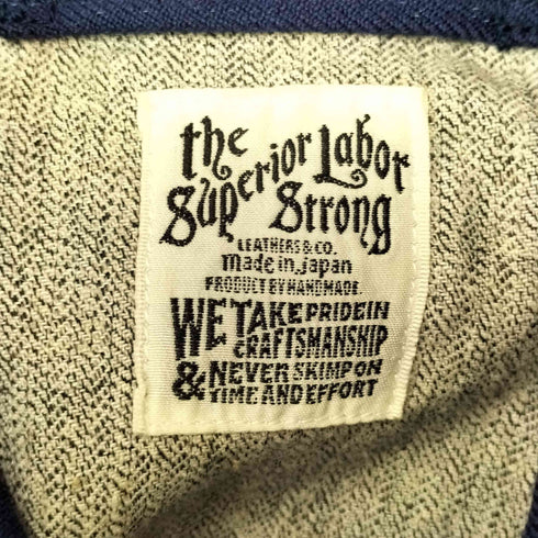 シュペリオールレイバー THE SUPERIOR LABOR ナイロン 混 ウール ワーク ショップコート メンズ JPN:1