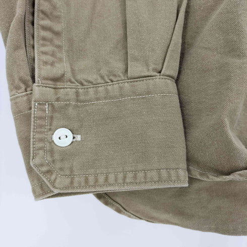 ナイジェルケーボン NIGEL CABOURN フロントポケット 猫目ボタン レギュラーカラー L/S シャツ メンズ EUR:48