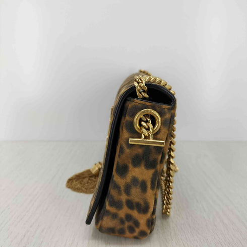 サンローランパリ SAINT LAURENT PARIS レオパード チェーンショルダーバッグ メンズ