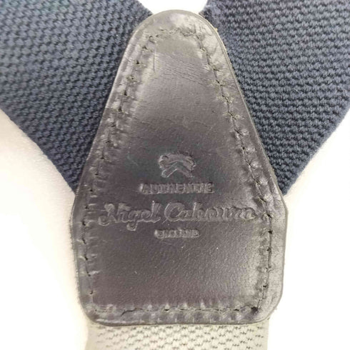 ナイジェルケーボン NIGEL CABOURN ロゴ刻印 ミリタリー サスペンダー メンズ