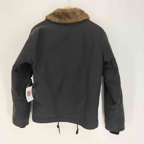 ワイエムシーエルケーワイ YMCL KY U.S.N プリント ワッペンカスタム N-1 DECK JACKET デッキ ジャケット メンズ US:34