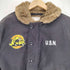 ワイエムシーエルケーワイ YMCL KY U.S.N プリント ワッペンカスタム N-1 DECK JACKET デッキ ジャケット メンズ US:34