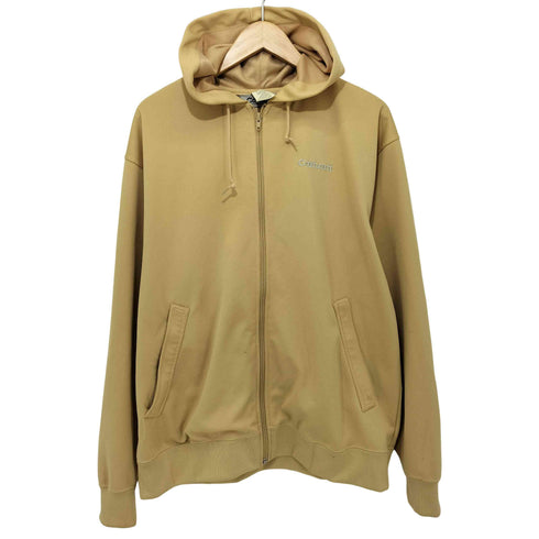 カーハート Carhartt ロゴ刺繍 フーディー フルジップパーカー メンズ MEDIUM