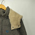 フレッドペリー FRED PERRY 千鳥格子 ロゴ刺繍 ウールダウンジャケット メンズ import:M