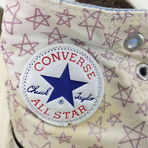 コンバースオールスター CONVERSE ALLSTAR SHINYSTARS HI WHITE/PINK レディース 24.5cm