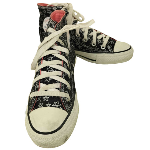 コンバースオールスター CONVERSE ALLSTAR Shinystars Hi black / silver レディース 24cm