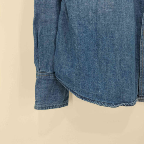 ラングラー Wrangler 2022SS ウエスタンデニムワークシャツ メンズ import:XS