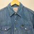 ラングラー Wrangler 2022SS ウエスタンデニムワークシャツ メンズ import:XS