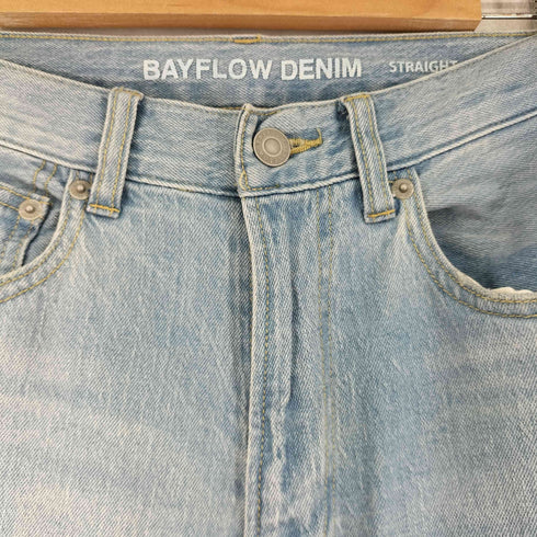 ベイフロー BAYFLOW リペアテーパードデニムパンツ メンズ JPN:3