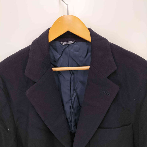 バーニーズニューヨーク BARNEYS NEWYORK イタリア製 3Bカシミヤ混背抜きテーラードジャケット メンズ 48