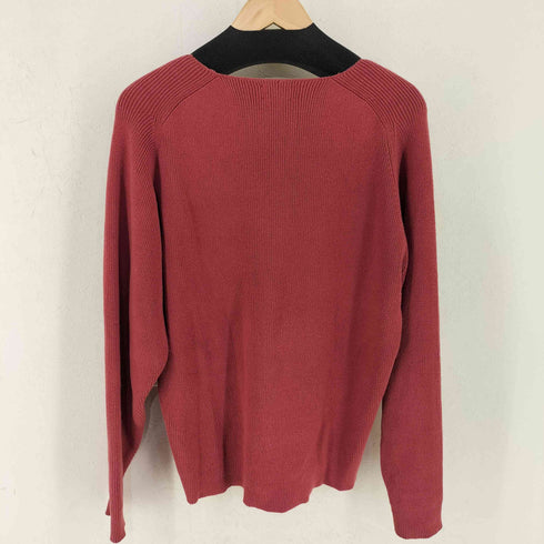 ジェイクルー J.CREW 90s 緑タグ 巨人タグ フリーダムスリーブ Vネックコットンリブニット メンズ import:S