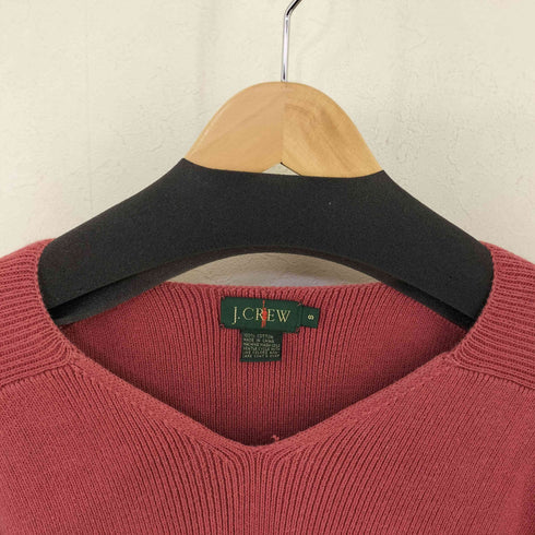ジェイクルー J.CREW 90s 緑タグ 巨人タグ フリーダムスリーブ Vネックコットンリブニット メンズ import:S