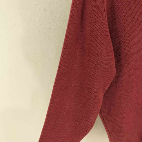 ジェイクルー J.CREW 90s 緑タグ 巨人タグ フリーダムスリーブ Vネックコットンリブニット メンズ import:S