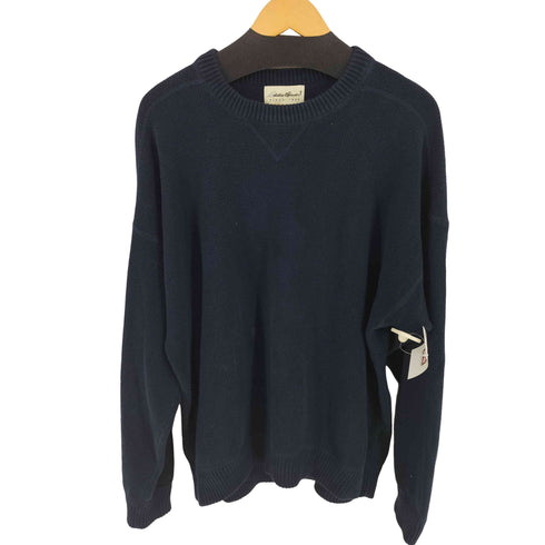 エディーバウアー Eddie Bauer 90s 白タグ 前ガゼット コットンニット メンズ import:XL