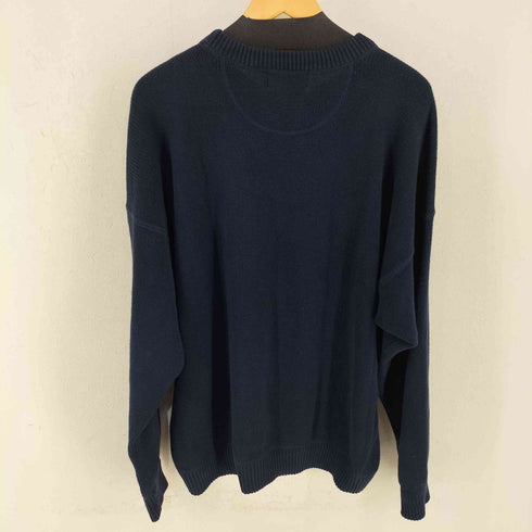 エディーバウアー Eddie Bauer 90s 白タグ 前ガゼット コットンニット メンズ import:XL