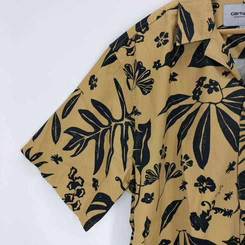 カーハートワークインプログレス Carhartt WIP S/S WOODBLOCK SHIRT メンズ JPN:M