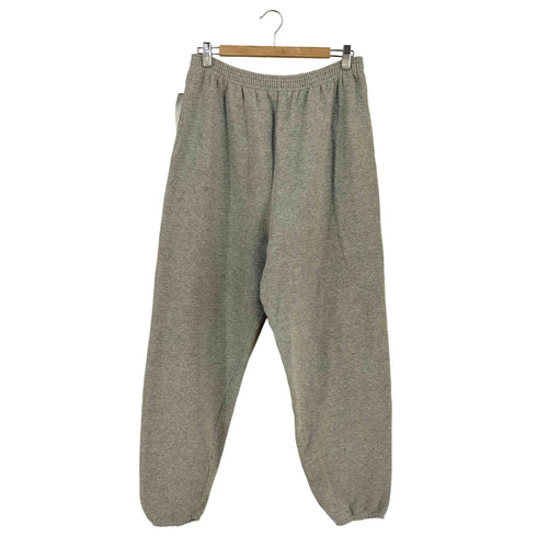 チャンピオン Champion 00s フロッキープリントロゴ 霜降りスウェットパンツ 裾リブ メンズ L