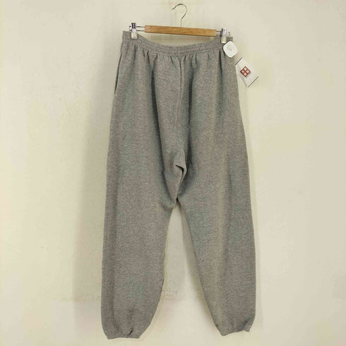 チャンピオン Champion 00s フロッキープリントロゴ 霜降りスウェットパンツ 裾リブ メンズ L