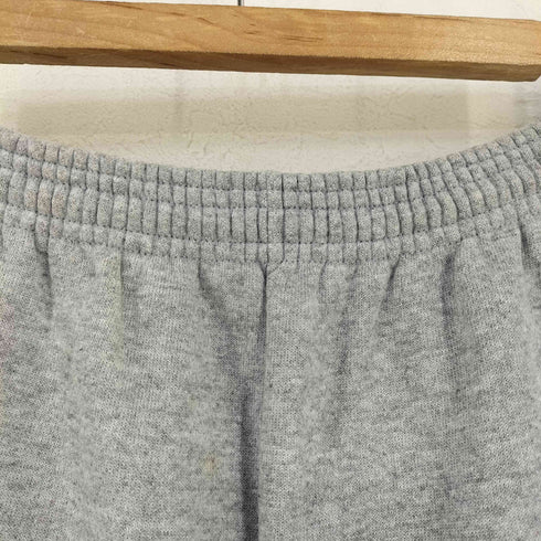 チャンピオン Champion 00s フロッキープリントロゴ 霜降りスウェットパンツ 裾リブ メンズ L
