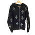 アンノウンロンドン UNKNOWN LONDON クロスライトストーンジップアップパーカー メンズ JPN:M