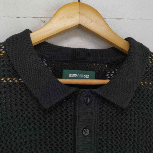 ウィンダンシー WIND AND SEA 24SS MESH KNIT POLO メンズ JPN:XL