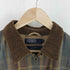 ポロバイラルフローレン Polo by RALPH LAUREN 90s MADE IN PORTUGAL 襟コーズ オイルドコットン チェックブルゾン ショート丈 メンズ import:L