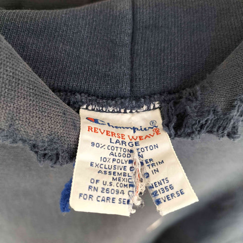 チャンピオン Champion REVERSE WEAVE 刺繍タグ 目あり プルオーバーパーカー メンズ JPN:L
