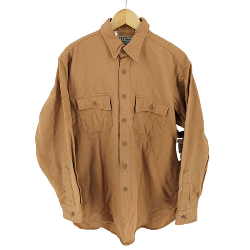 エルエルビーン L.L.Bean 80-90s USA製 両ポケ シャモアクロスL/Sシャツ メンズ
