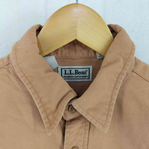 エルエルビーン L.L.Bean 80-90s USA製 両ポケ シャモアクロスL/Sシャツ メンズ