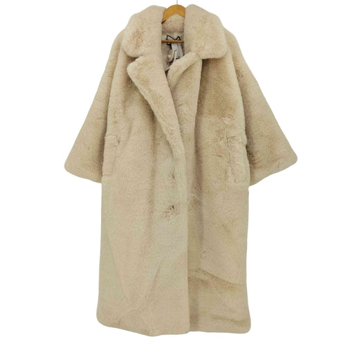 YU QIAN NIAN Rabbit Faux Eco-Fur Coat ラビットフェイクエコファーコート レディース